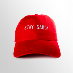 Stay Saucy Red Cap
